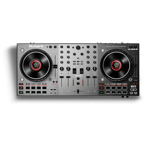 Numark NS4FX 4 Channel DJ Controller with Touch Sensitive Jog Wheels