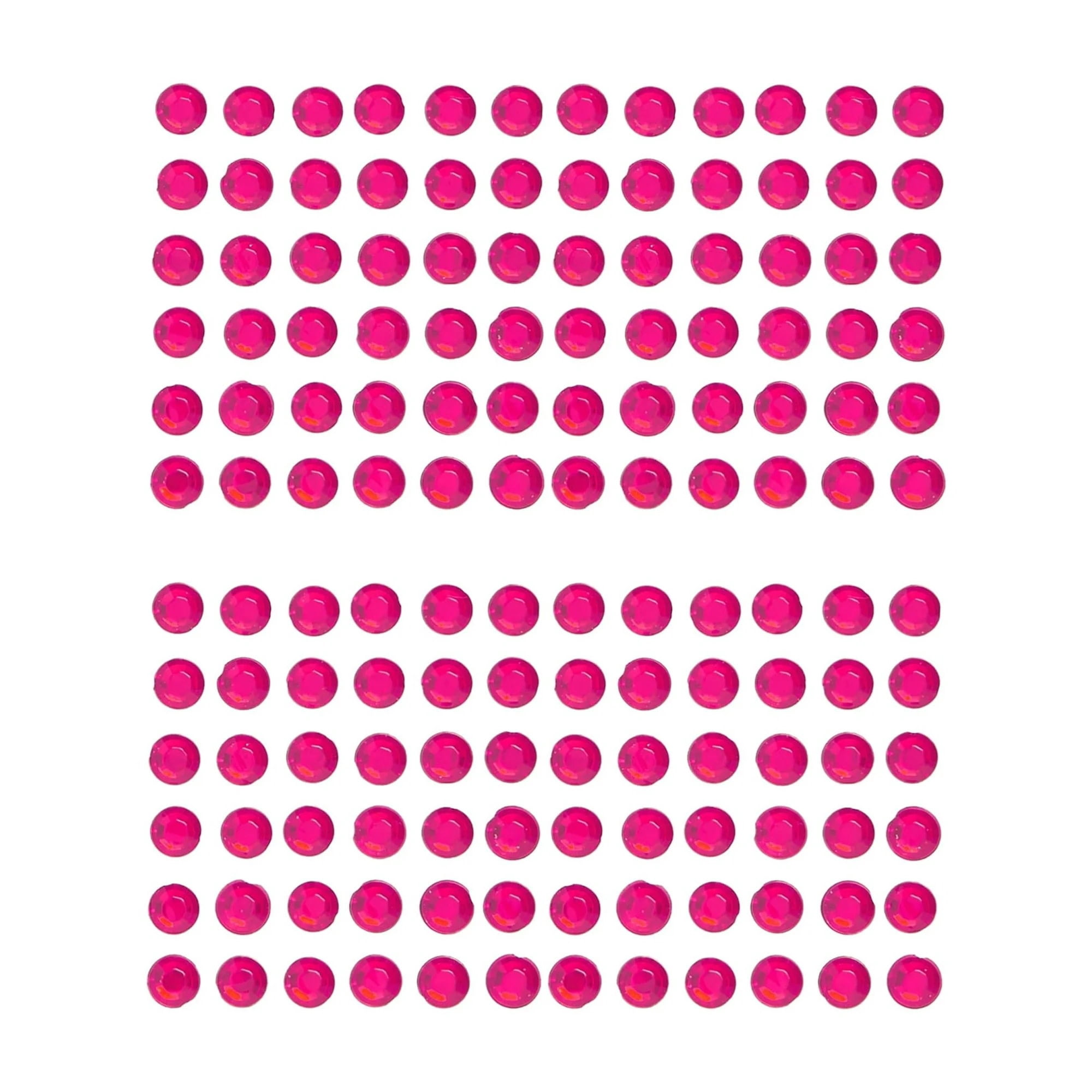 Hello Hobby Accessories Adhesive Gems Hot Pink, 144 piece