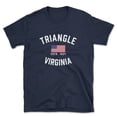 thumbnail image 1 of Triangle Virginia Patriot Men's Cotton T-Shirt, 1 of 1