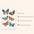thumbnail image 2 of Butterfly Wall Art, Insect Print, Bugs Print, Kids Room Decor, Animal Nursery, Woodland Nursery, Gift for Classroom, School, Kids & Nursery Room, Woodland - (Unframed, 20 x 30 inches), 2 of 4