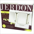 Jerdon TriFold TwoSided Lighted Makeup Mirror with 5x Magnification