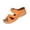Orange, variant on Green Women Wedge Sandals Peep Toe Platform Casual Shoes Comfortable Lightweight Outdoor Indoor Beach Footwear With Thick Sole Design For Summer Season