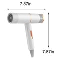 thumbnail image 2 of Secador de pelo iónico profesional de 1800 W con 3 configuraciones y velocidades de calor, herramienta de peinado de baja radiación para cabello liso / rizado, protección contra sobrecalentamiento, 2 of 7