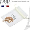 thumbnail image 4 of Camila Paris CP3143 French Hair Bun Clip Maker Cover Cap Holder, Beige, Round Dome Bun Hair Clip for Women Hair Updo, Styling Hair Bun Accessories for Women, No Slip and Durable, Made in France, 4 of 20