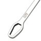 thumbnail image 1 of Llave Alupre, llave de extremo de caja universal de doble cabeza de 8-22 mm, llave multifunción, herramienta manual para coche, bicicleta(plata), 1 of 1