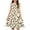 Beige A1, variant on Rvasteizo Girls Casual Fresh Floral Sleeveless Outdoor Dress for 4-14Years