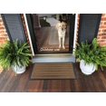 thumbnail image 5 of Morning View Brown Rubber Door Mat 30 x 18 Outdoor Indoor Doormat Easy Clean Low-Profile Non Slip Mats for Front Door Entry Garage Patio High Traffic Areas, 5 of 7