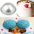 thumbnail image 3 of Anvazise Hemisphere 3D Aluminum Ball Sphere Cake Pan Sugarcraft Bakeware Decorating Mold Style 8, 3 of 12