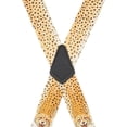 thumbnail image 3 of Suspender Store Novelty Cheetah Suspenders - 2-Inch Wide Elastic - X-Back - Clip - 3 Sizes, 3 of 4