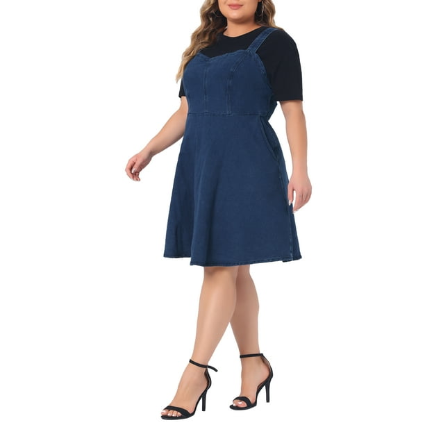 denim jumper dress knee length Amazon.com: Jumper Dress for Women Loose Fit Waist Denim Overall Dress with  Pockets Adjustable Sleeveless Pinafort Jean Dresses Light Loose Denim Maxi  Dresses Soft Bib Long Casual Outfits for Women 2025 :