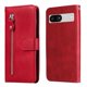 thumbnail image 1 of Estuche de Cuero PU con Cierre para Google Pixel 7A , Funda Protectora con Billetera y Correa, 1 of 6