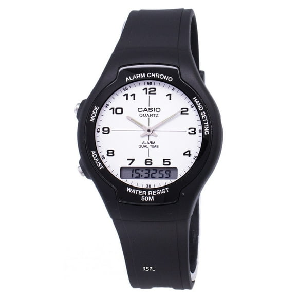 Reloj Deportivo de Cuarzo para Hombre Core AW90H-7BV con Correa de Caucho Blanca