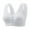 Light Gray, variant on Women Wirefree BraElderly Front Closure Comfort Bra Wireless Support Plus Size Soft Cup Seamless Thin Camisole top XXL Light Gray