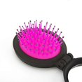 thumbnail image 2 of 2-pack folding hair brush with mirror pocket, 2 of 4