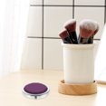 thumbnail image 3 of WEAVILUX Espejo De Mano Morado Doble Con Metálico Para Uso En Casa Y Viaje, 3 of 6