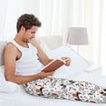 thumbnail image 5 of Logiee Halloween Dachshund Print Pajama Pants for Men,Men’s Pajama Bottoms,Mens PJ Pants with Pockets & Button Fly-X-Large, 5 of 6