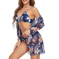 thumbnail image 2 of Conjunto de tres piezas para mujer Trajes de baño de malla Trajes de baño con control de barriga Ropa de playa Trajes de baño OAVQHLG3B Store lin121212, 2 of 4