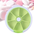 thumbnail image 2 of Pastillero portátil redondo de 7 días, una semana, organizador de almacenamiento de caja de medicamentos (1) Ehuebsd Cuidado Belleza, 2 of 6