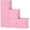 Pink, variant on Cube Storage Organizer, 6-Cube Shelves Unit with Doors, DIY Stackable Plastic Clothes Organizer for Bedroom and Under Stairs Storage Unit, Each Compartment 30 x 30 x 30 cm Blue