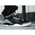 thumbnail image 3 of N I-K-E A i r-Jor-dan III 3 Retro Green Glow Black Grey CT8532-031 Men's, 3 of 6