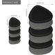 thumbnail image 2 of Faux Leather Heat Resistant Placemats - Washable Wipeable PU Place Mats with Coasters, Waterproof Oil-Proof Place Mats for Indoor & Outdoor Table Mats, 2 of 4