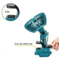 thumbnail image 4 of With USB Cordless Fan For Makita/Dewalt/Bosch/Milwaukee/Black&Decker/Ryobi/Craftsman 1.4.4-20V Lithium-ion Battery Camping Fan for Bedroom,Outdoor,Camping and Job Site, 4 of 19