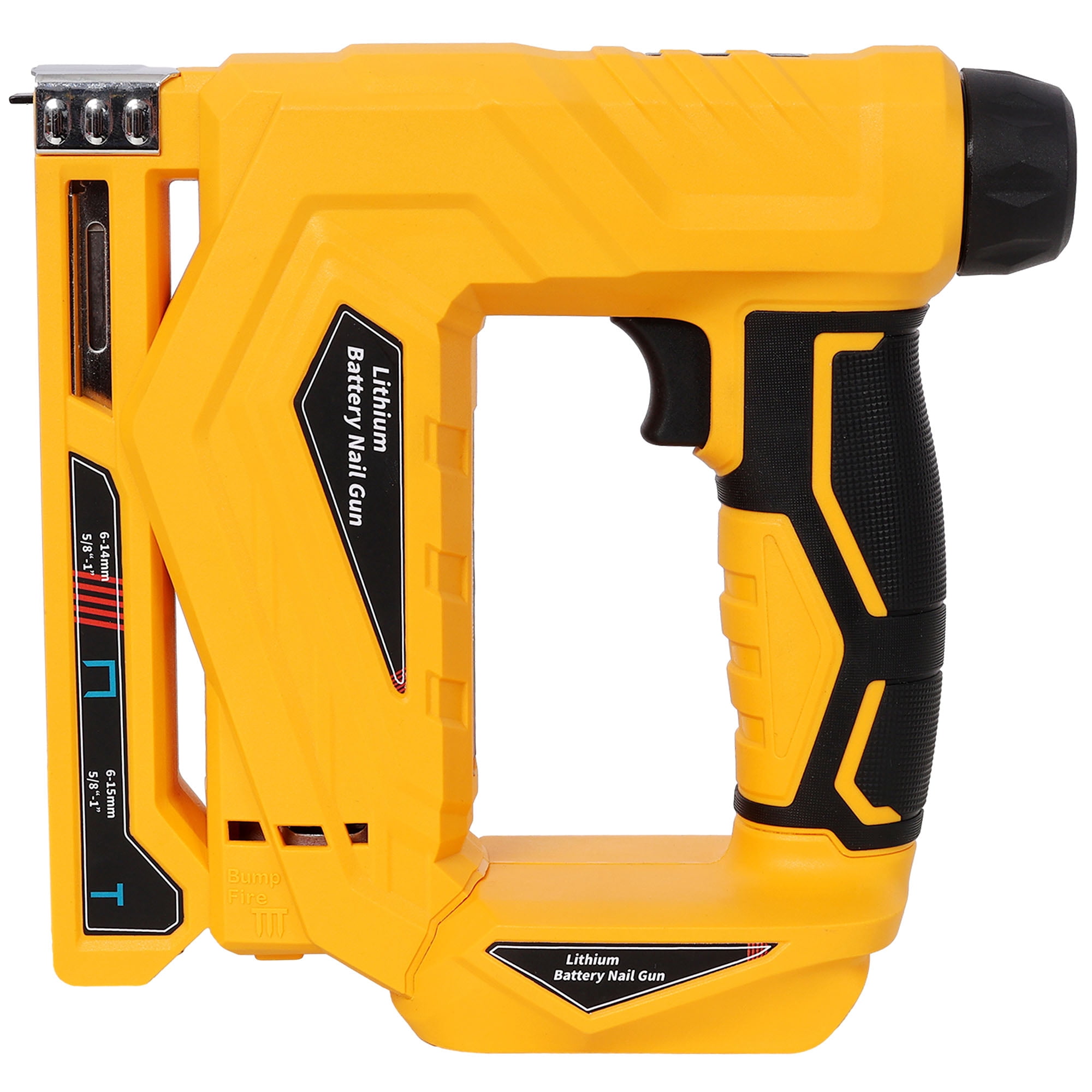 2-in-1 Cordless Brad Nailer & Narrow Crown Stapler, Compatible with 20V MAX Battery, Battery Powered Nail Gun with Safety Lock(battery and charger not included)