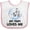 White and Pink, variant on Inktastic Raccoon My Papi Loves Me Boys or Girls Baby Bib