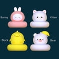 thumbnail image 1 of Linda luz de noche para dormir de mascota, luz LED con sensor Pat de carga USB para dormitorio de niños, luz de noche para alimentación de bebé con dibujos animados, 1 of 1