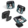 thumbnail image 2 of 12 Cabinet Knobs Drawer Knobs Kitchen Knobs Square Cabinet Knobs Christmas Snowman Drawer Knobs for Dressers Door, 2 of 5