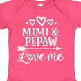 thumbnail image 3 of Inktastic Pepaw and Mimi Love Me Boys or Girls Baby Bodysuit, 3 of 4