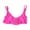 Pink - brp, variant on Bikini Lab Womens Embellished Bandeau Swim Top, Pink, Medium