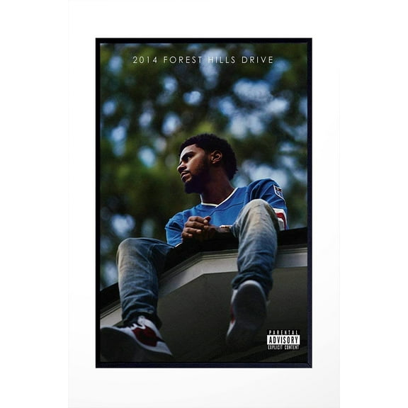 J Cole Forest Hills Drive Poster,12x18inch,30x46cm Frameless