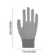 thumbnail image 3 of Guantes de nailon antideslizantes con puntos, adecuados para jardinería, escalada en roca y embalaje. Guantes de protección laboral transpirables y con puntos, 2 pares., 3 of 6