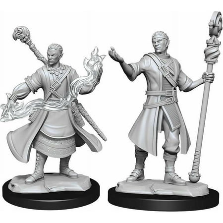 Wizkids WZK90229 D & D NMU Half-Elf Wizard Male W14 Miniatures