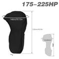 thumbnail image 5 of LABLT Boat Motor Covers Full Outboard Motor Cover with 600D Heavy Duty Oxford Fabric Extra PVC Coating Waterproof, 5 of 6