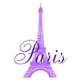 thumbnail image 3 of CafePress - Paris Violet Pajamas - Women's Short Sleeve Print T-Shirt and Pants Light Cotton Pajama Set, 3 of 7