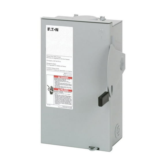 Eaton 30A DG Series Rainproof General-Duty Safety Switch DG221NRB