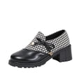 thumbnail image 2 of Willtoo Women's chunky PU Faux Leather Shoes with Bow Slip On Casual Daily Wear Loafers Rubber Sole Cute Casual Dress Footwear, 2 of 5