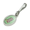 thumbnail image 2 of Sesame Street Trash Can Oscar the Grouch Antiqued Oval Charm Clothes Purse Suitcase Backpack Zipper Pull Aid, 2 of 5