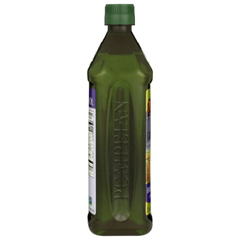 Pompeian Grapeseed Oil 24 fl oz, high smoke point, light flavor