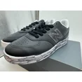 thumbnail image 3 of New Balance BB80 Sneakers Mens Black White Leather Lace-Up Low Top Trainer - 11, 3 of 5