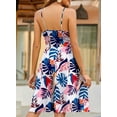 thumbnail image 3 of Casual Dresses for Women Sleeveless Cotton Summer Beach Dress A Line Spaghetti Strap Sundresses with Pockets, 3 of 3
