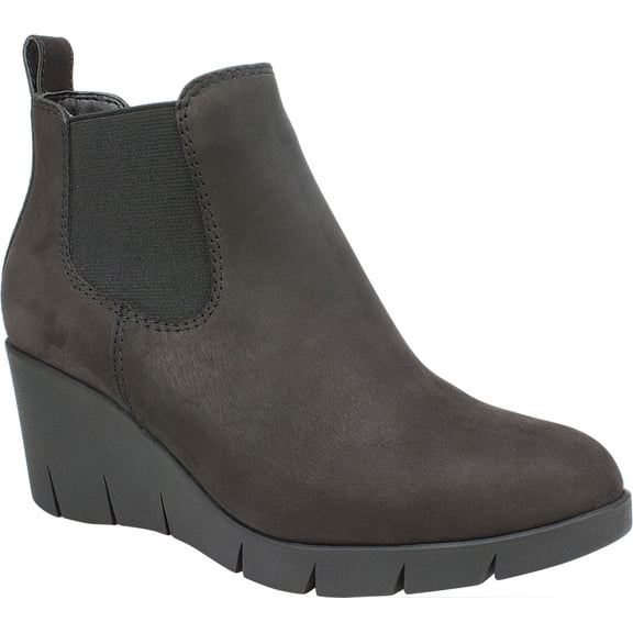 Cliffs by White Mountain Women's Shoes Percy Leather Closed Toe Ankle Chelsea...