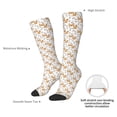 thumbnail image 6 of Fotbe Corgi with Hearts print Women's Men's Novelty Crew Socks Cotton Socks Knee High Socks for Walking,Running,Nurses,Pregnancy, 6 of 8