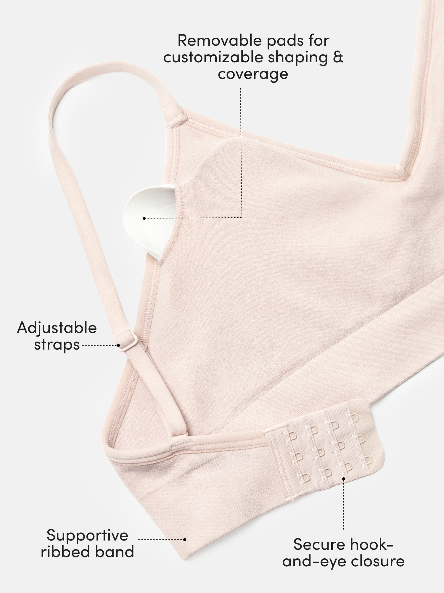 Fruit of the Loom Women's Seamless Triangle Bra, 2-Pack, Sizes S-4XL