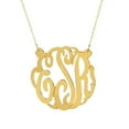 thumbnail image 2 of Personalized Script Monogram Necklace, 2 of 2