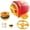 fries, variant on Outdoor Flying Launcher Toys, French fries gyro, Flying Disc Launch Playset with Rotating Flash Light, Flying Discs and Spinning Tops Playset Spinners for Gifts Party Favors - Type B