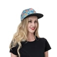 thumbnail image 6 of Kdxio Cute Dog Print Snapback Hat for Men Women,Adjustable Baseball Cap, 6 of 7