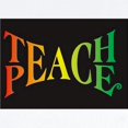 thumbnail image 2 of CafePress - Teach Peace Long Sleeve Infant Bodysuit - Long Sleeve Cotton Baby Bodysuit, 2 of 4